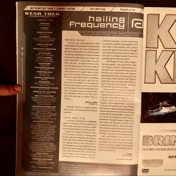 Star Trek Communicator Magazine - Picture 3 of 12